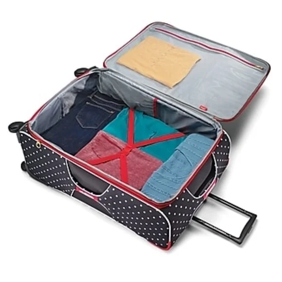 American Tourister Disney 28" Minnie Mouse Red Bow Suitcase, 4-Wheeled Spinner - Picture 4 of 13